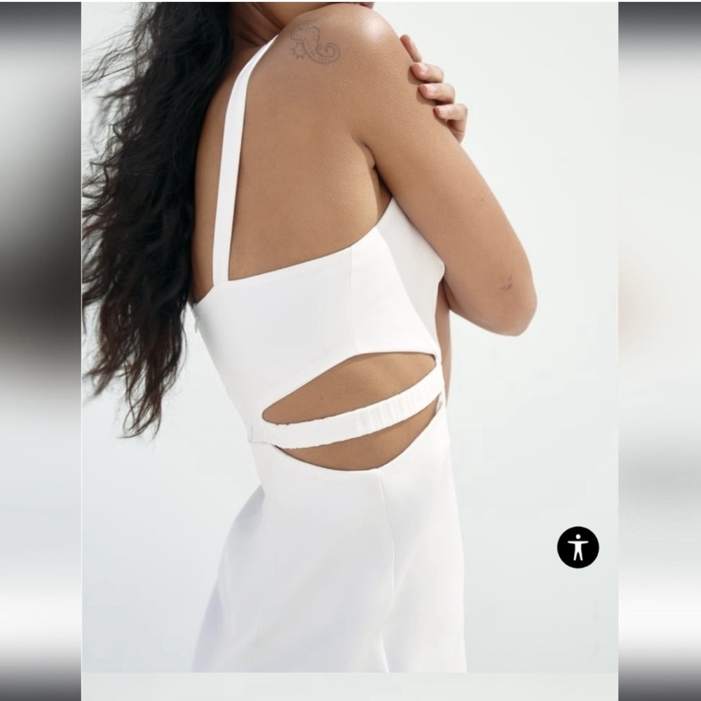 Zara cutout midi dress